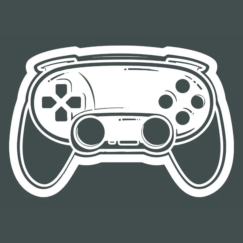 Dessin de manette de jeu vidéo