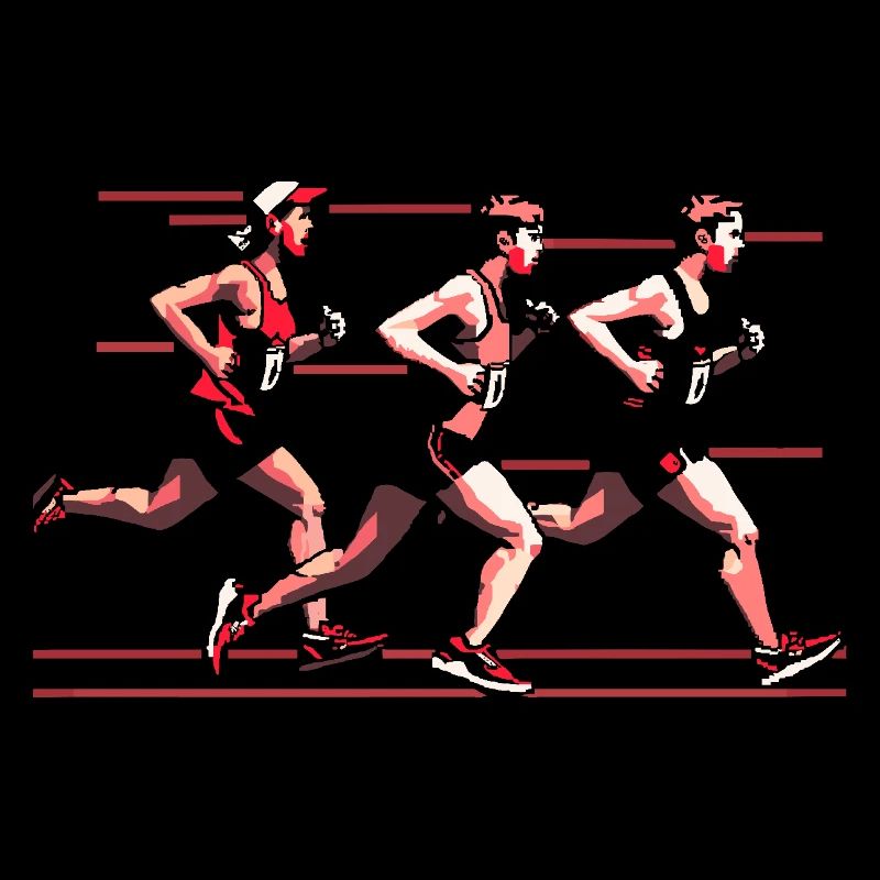 Marathon Runner 90s Look