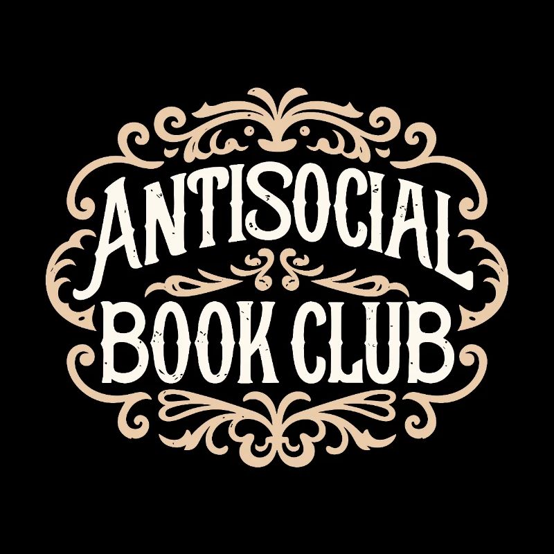 Antisocial book club funny introvert reader gothic