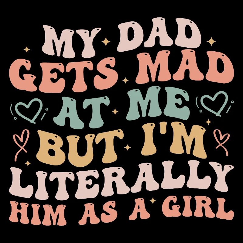 Papa wird sauer auf mich, aber ich bin buchstäblich er als Mädchen