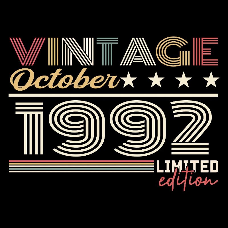Octobre 1992 rétro anniversaire 1992 Octobre 1992 