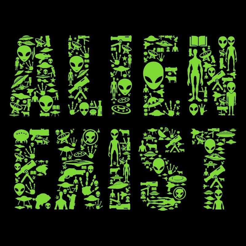 Alien Exists UFO Sci-Fi Shirt