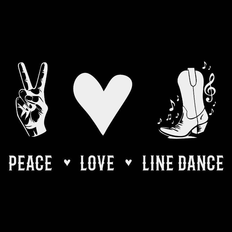 Peace Love Line Dance Leidenschaft Country Dance