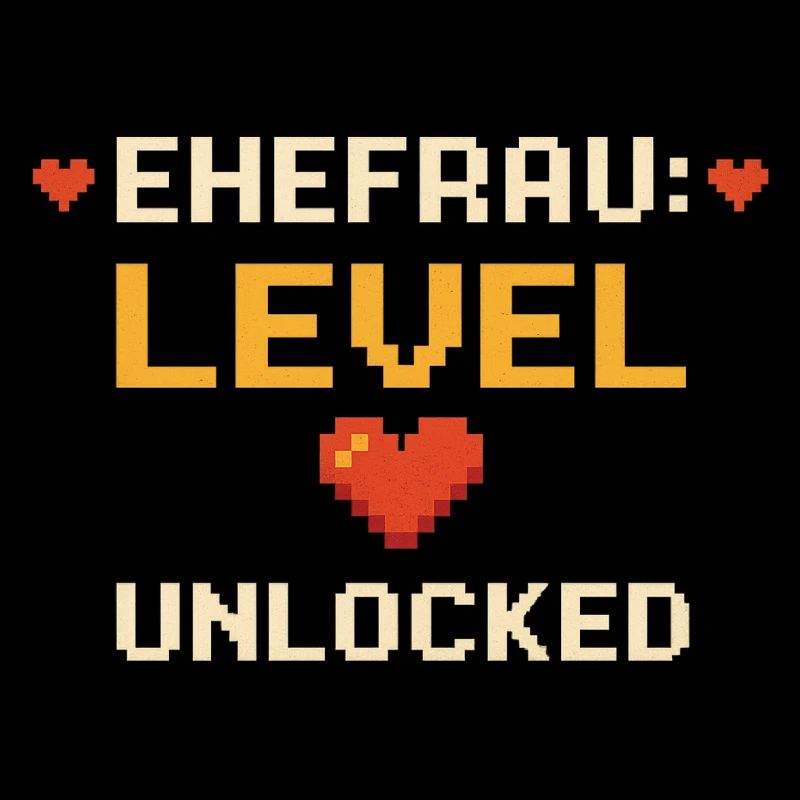 Ehefrau Level Unlocked Lustiger Gamer Nerd