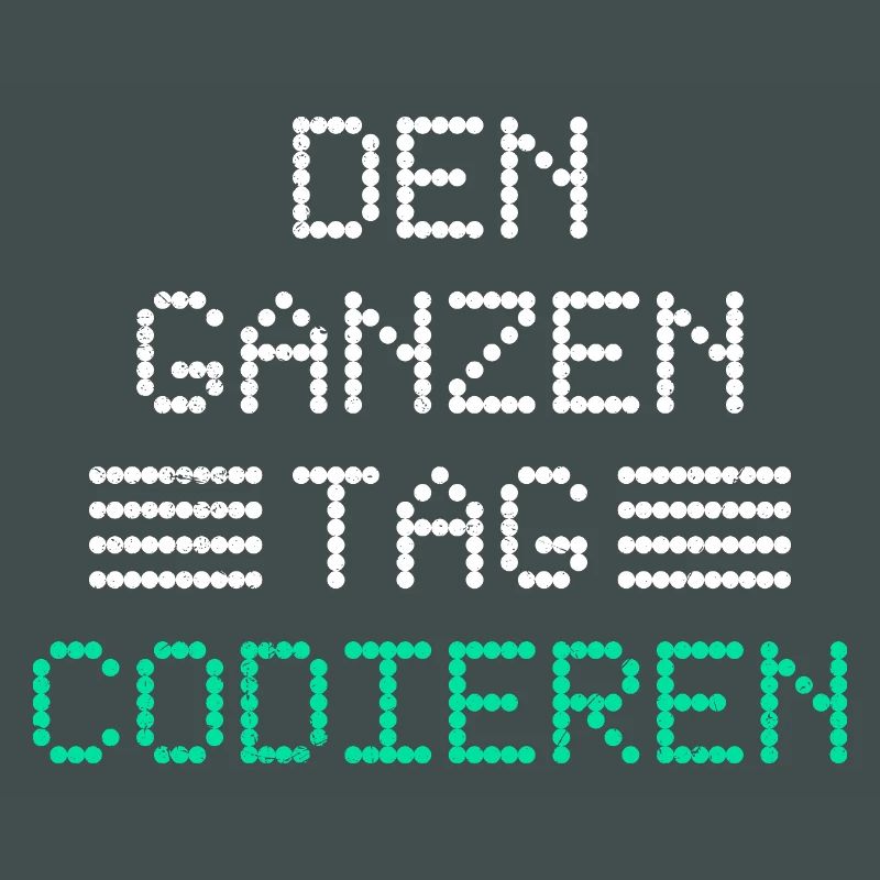 Nerd Computer DEN GANZEN TAG CODIEREN LUSTIG