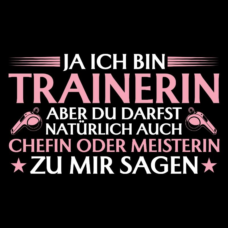 Trainerin Chefin oder Meisterin - Fußballtrainerin
