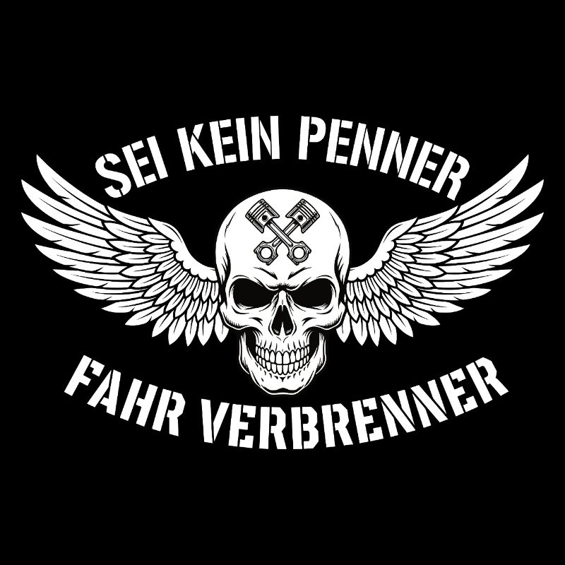 Moteur à combustion de l’attraction – Déclaration du crâne de motard