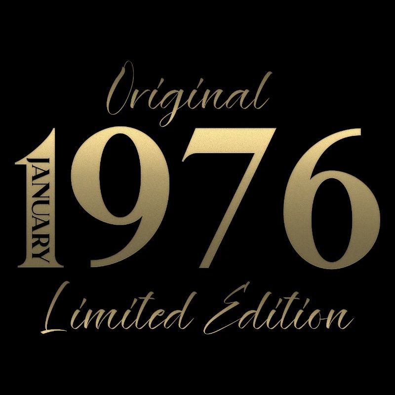50th Birthday Original January 1976