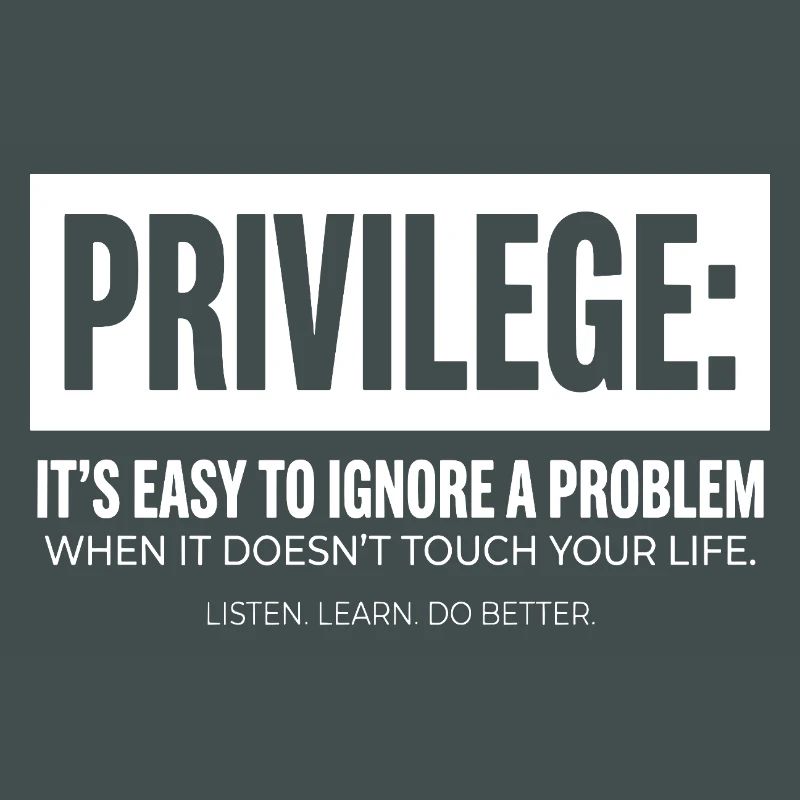 Privilege Statement Typography Text Motif
