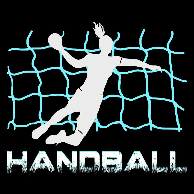 Handball-Torhüter Sprung