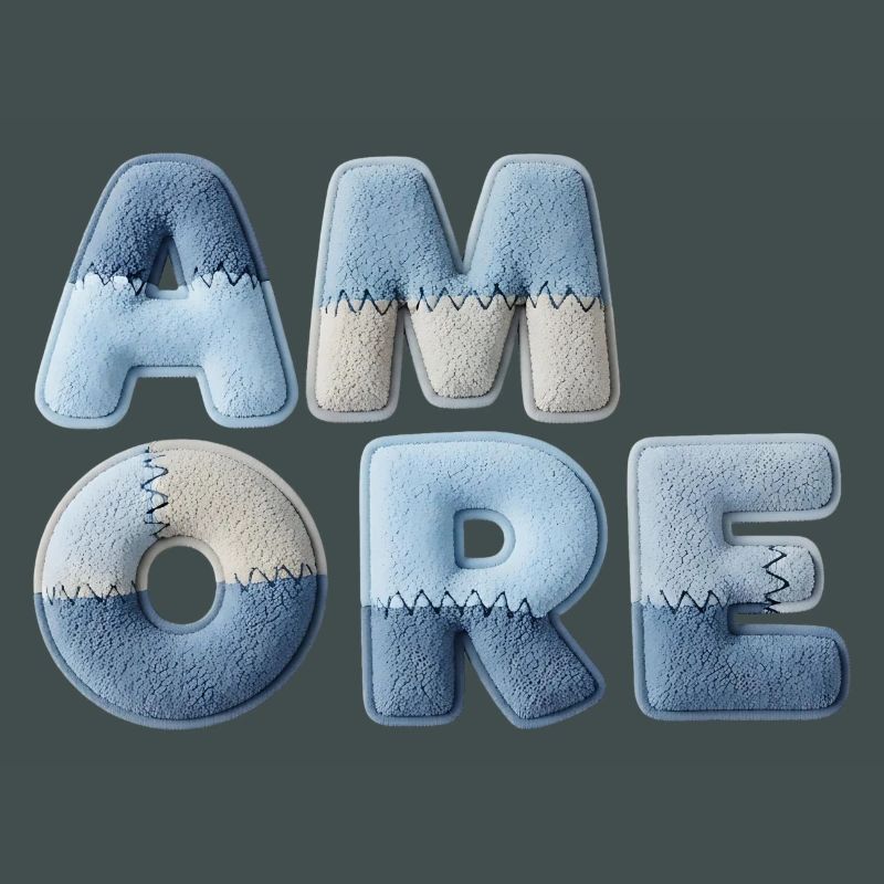 Patchwork Amore romantic gift for partner