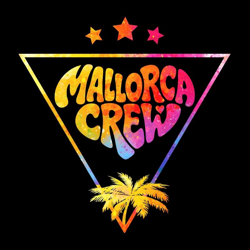 Mallorca Crew Palmen Farbflash