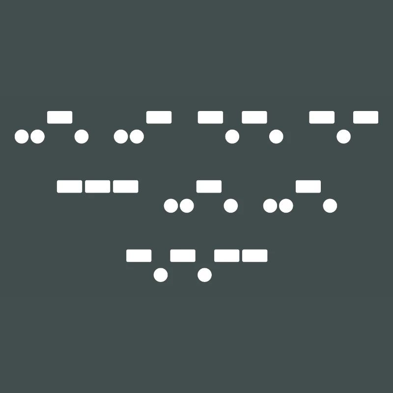 F*** off! In Morse Code