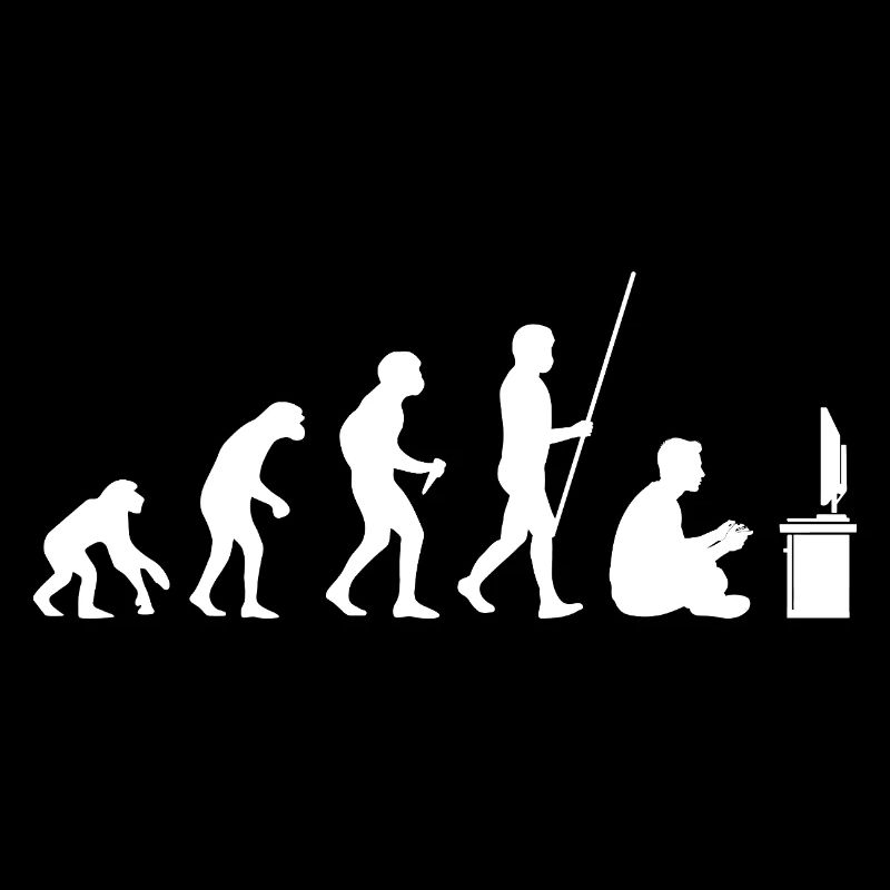 Gaming Evolution Retro Gamer Videospiele Zocker