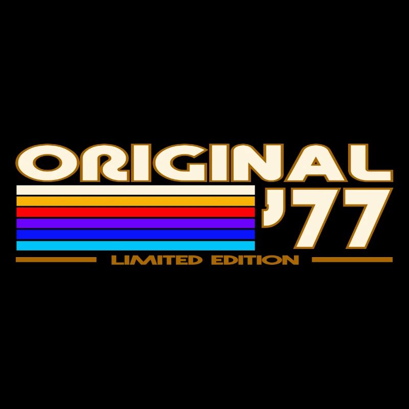 Originaler 77er Rainbow Retro