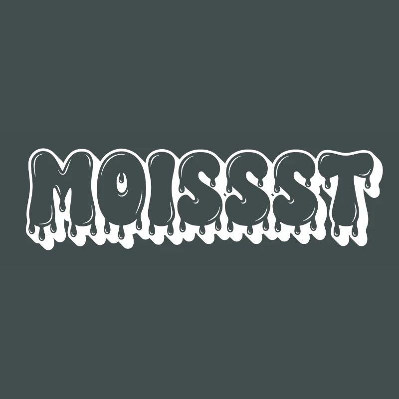 Moist Dripping Text