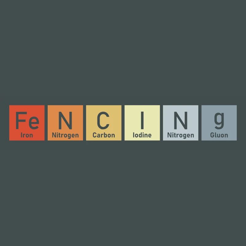 Fencing Periodic Table of the Elements