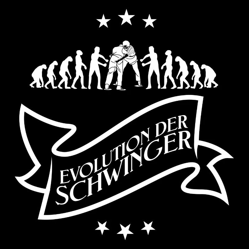 Schwinger Schwingen Evolution T-Shirt Design