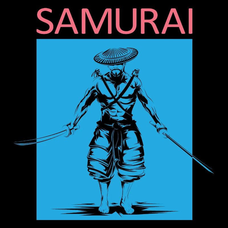 Samurai Symbol Logo icon Illustration Graphic
