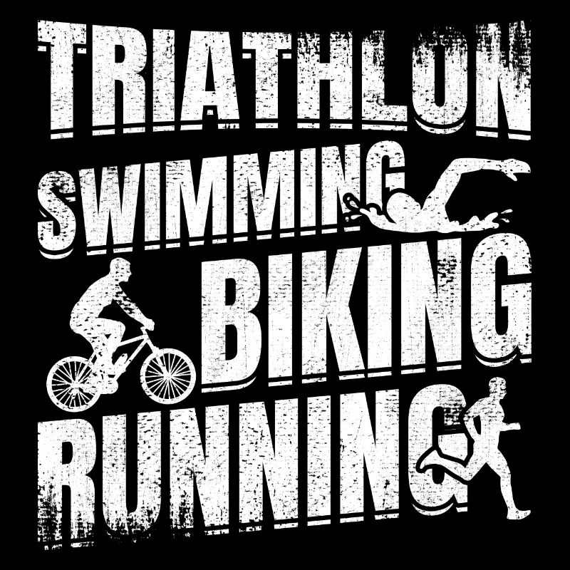 Triathlon Natation Course à pied Cyclisme