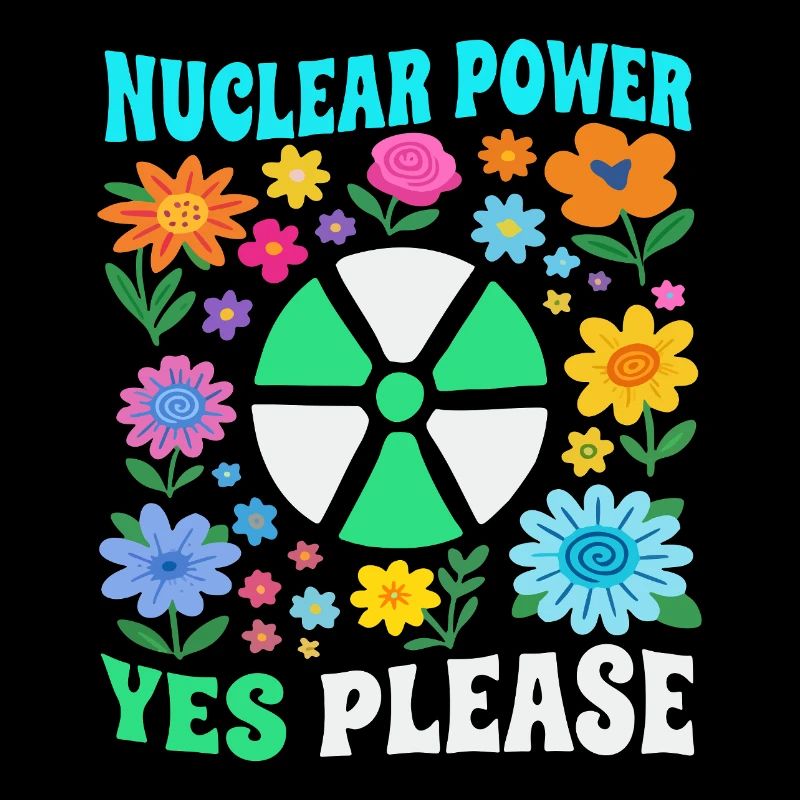 Nuclear power yes with flowers please