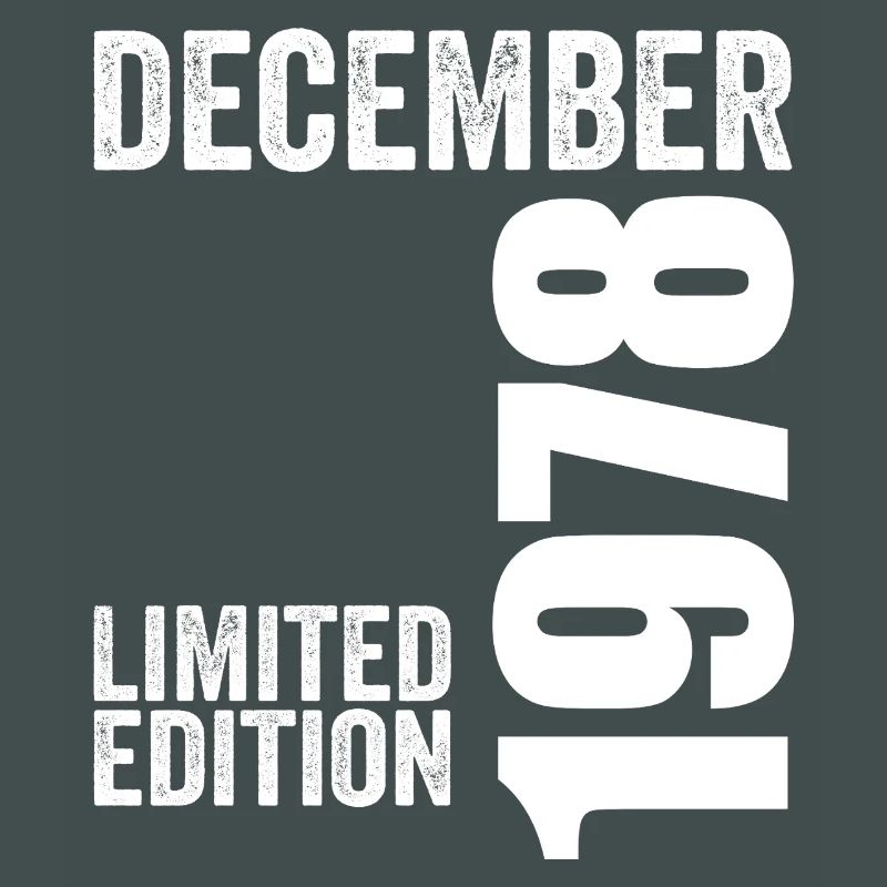 Retro Geburtstagsgeschenk - Dezember 1978