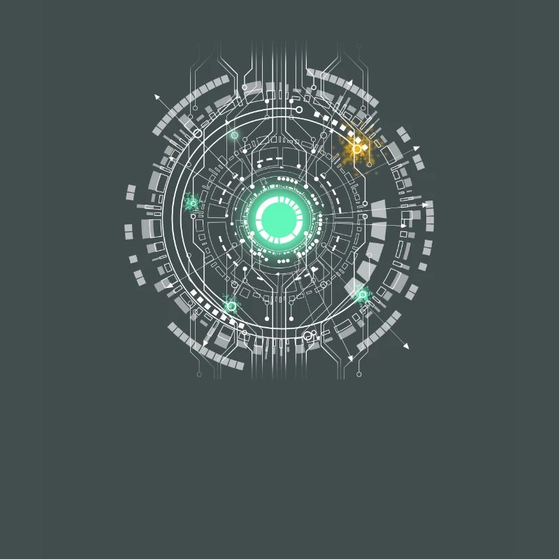 nerd CPU core computer code pc platine raumschiff