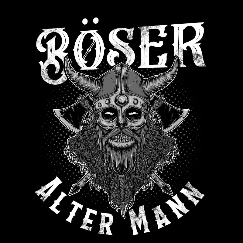 Böser Alter Mann Wikinger