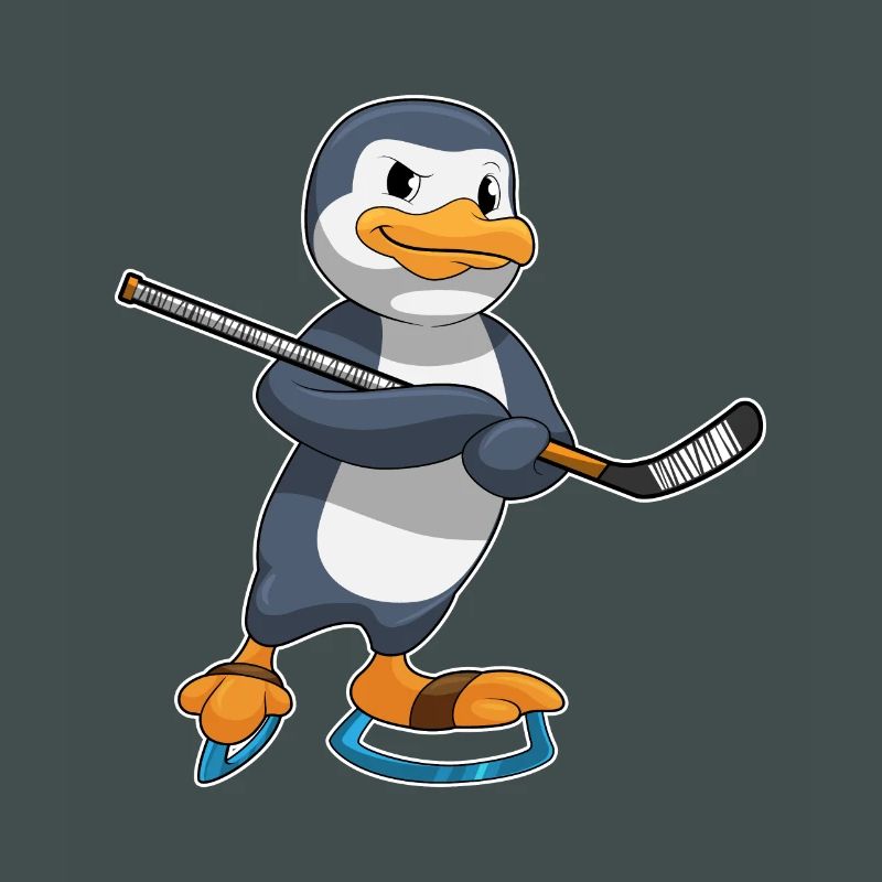 Pinguin Eishockey Eishockeyschläger