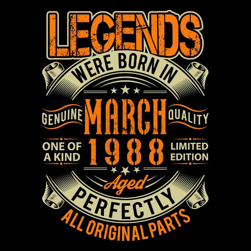 1988 March Birthday Legend