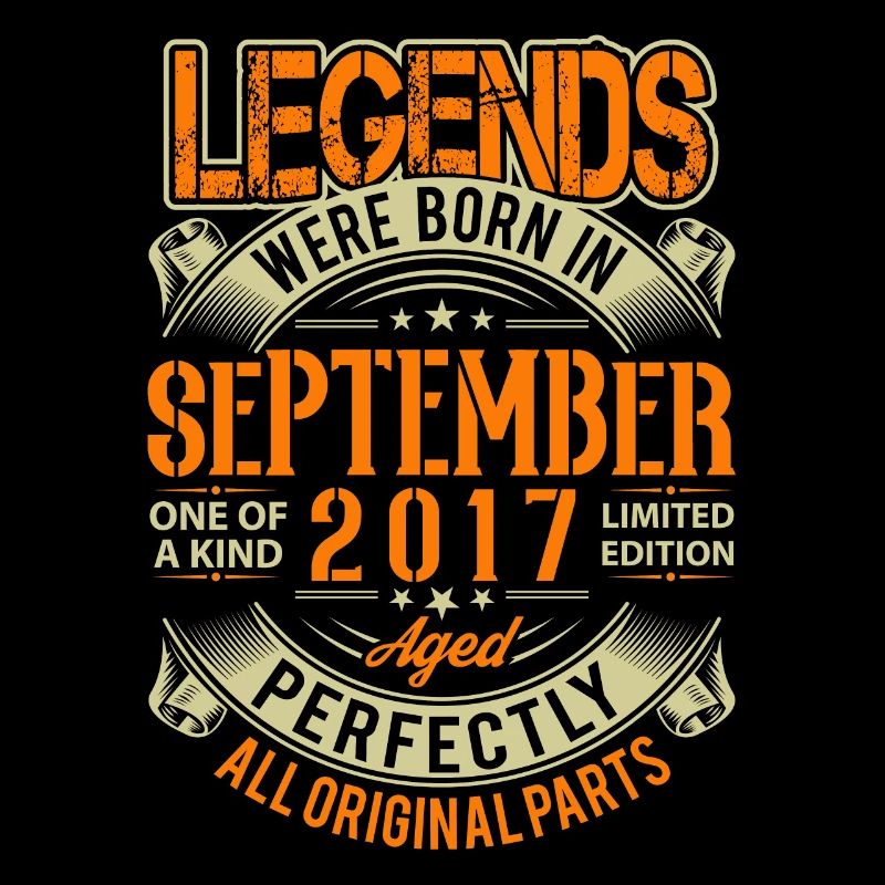2017 September Birthday Legend