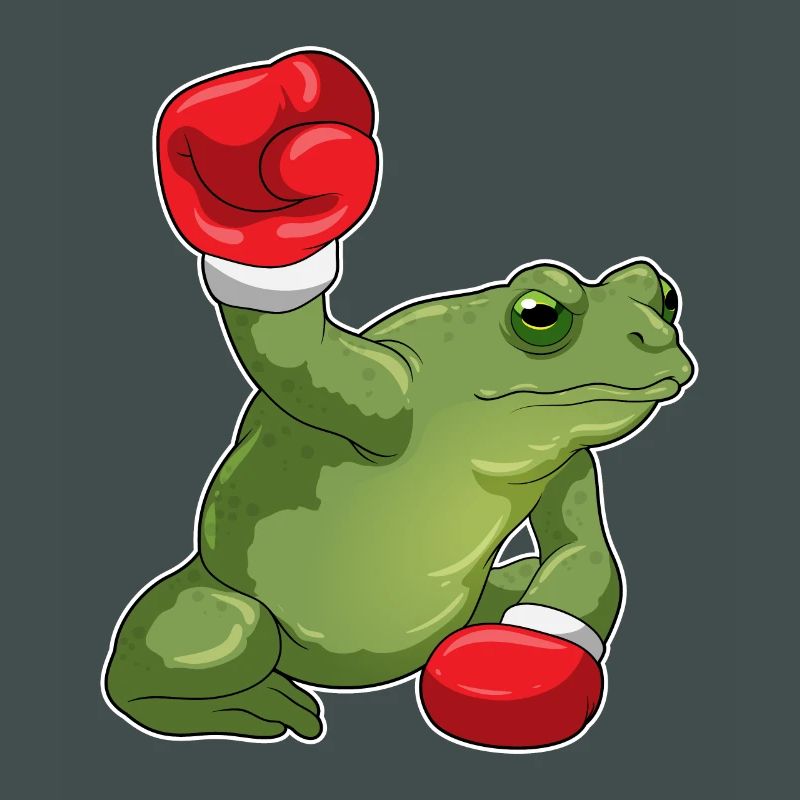 Boxer Grenouille Boxe Gants de Boxe Boxe