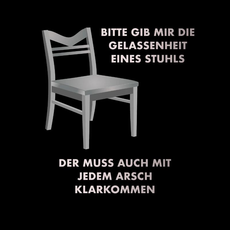 Gelassenheit eines Stuhls
