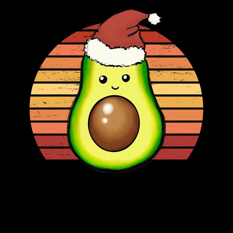 Avocado Christmas Hat Christmas Gift