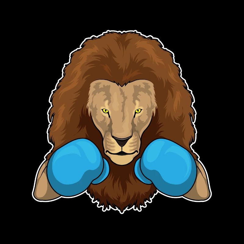 Lion Boxer Gants de boxe Boxe Boxe