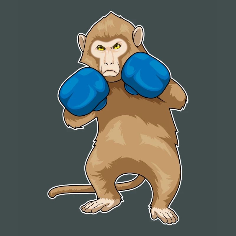 Monkey Boxer Gants de boxe Boxe Boxe