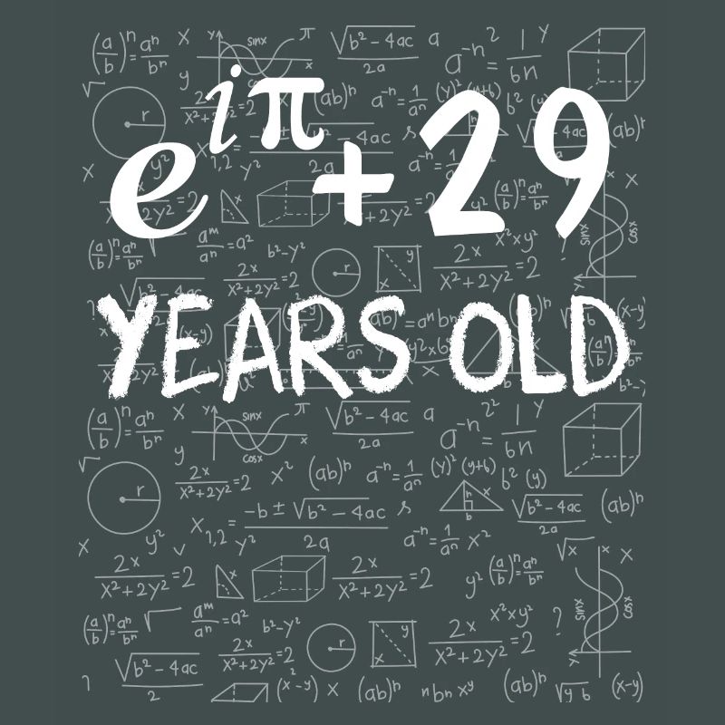 28th birthday 28 years old Euler Identity math