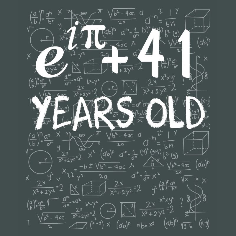 40th birthday 40 years Euler Identity math gift