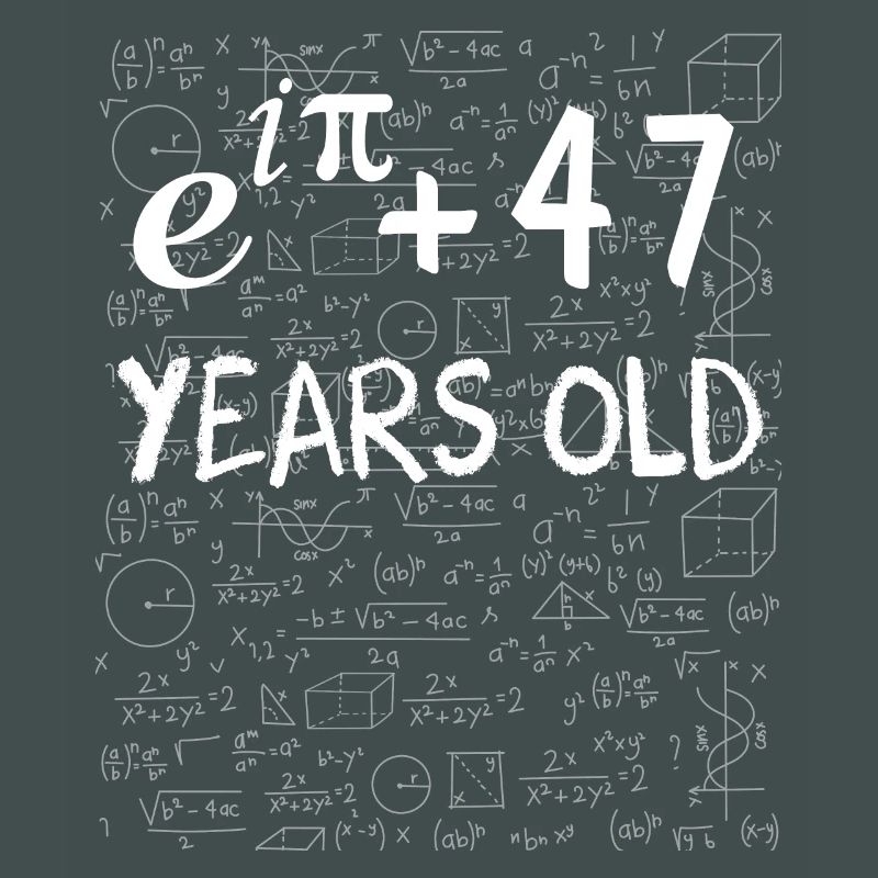 46th Birthday 46 Years Euler Identity Math Gift