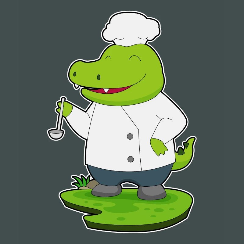 Cuisson à la cuillère à crocodile