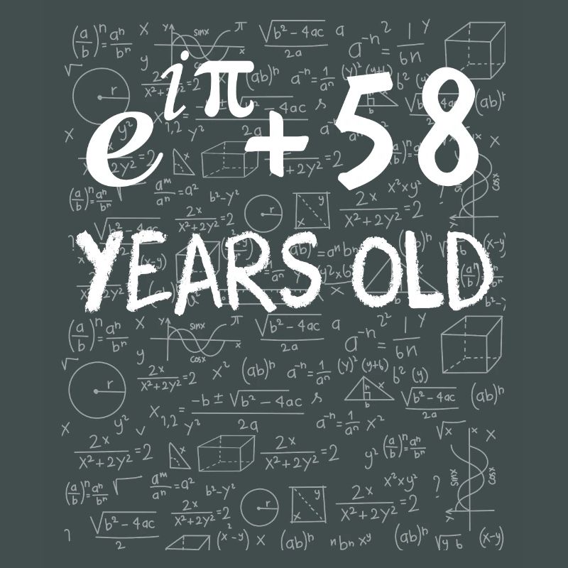 57e anniversaire 57 ans Euler Identité cadeau math