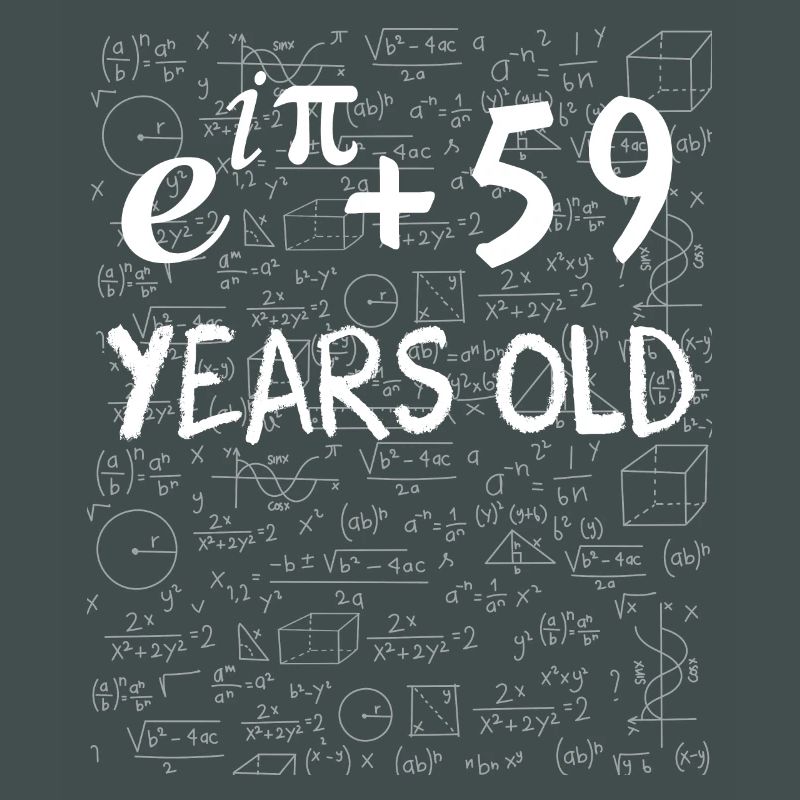 58th Birthday 58 Years Euler Identity Math Gift