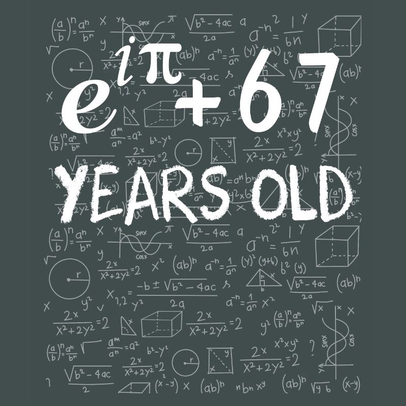 66th Birthday 66 Years Euler Identity Math Gift
