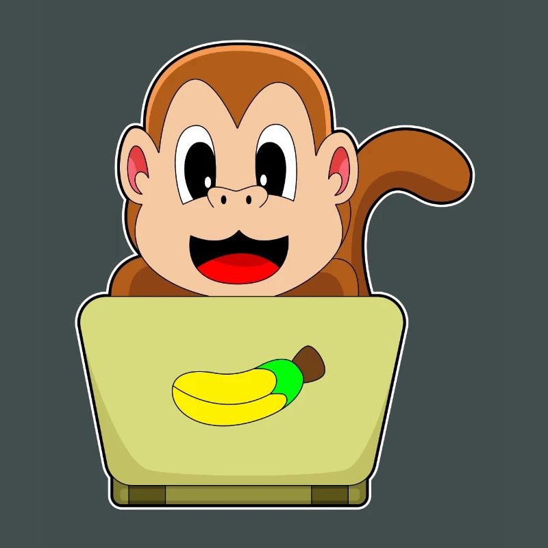 Monkey Laptop