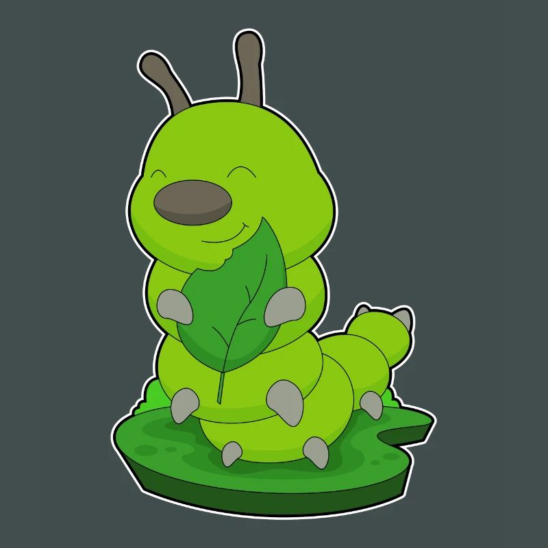 Caterpillar Leaf