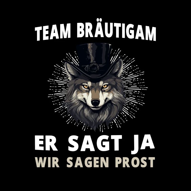 Wolf Junggesellenabschied Bräutigam Hochzeit