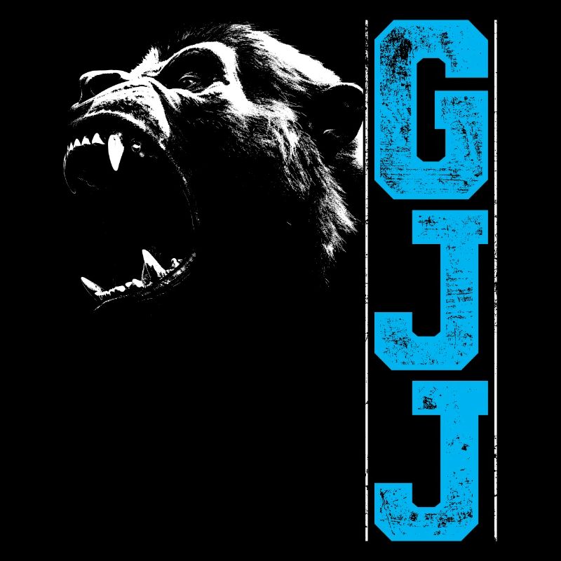 Guerilla Jiu Jitsu Gorilla Head BJJ Geschenk