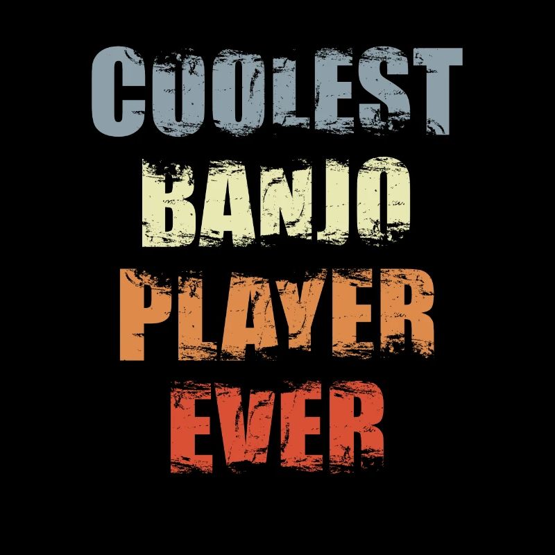 Funny banjo player