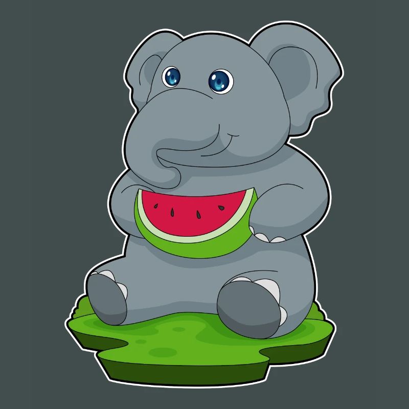 Pastèque éléphant
