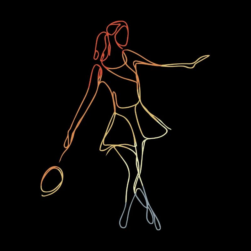 Badminton Player Sketch